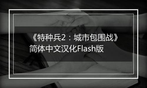 《特种兵2：城市包围战》简体中文汉化Flash版
