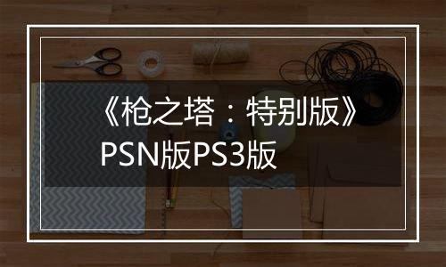 《枪之塔：特别版》 PSN版PS3版