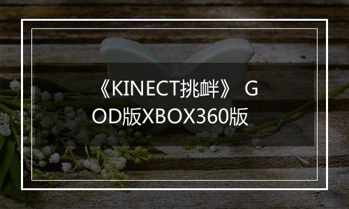 《KINECT挑衅》 GOD版XBOX360版
