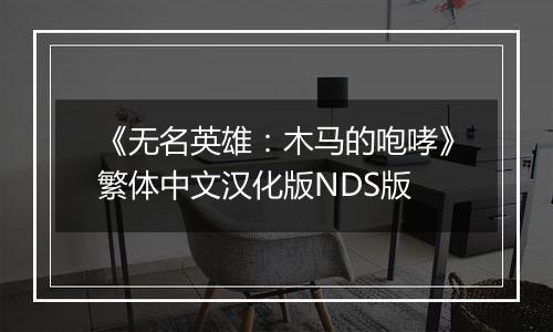 《无名英雄：木马的咆哮》繁体中文汉化版NDS版