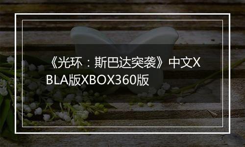 《光环：斯巴达突袭》中文XBLA版XBOX360版
