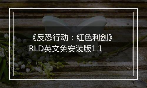 《反恐行动：红色利剑》 RLD英文免安装版1.1