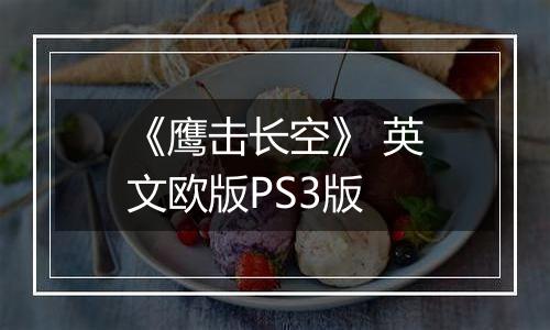 《鹰击长空》 英文欧版PS3版