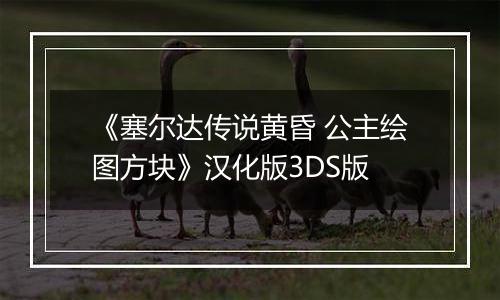 《塞尔达传说黄昏 公主绘图方块》汉化版3DS版