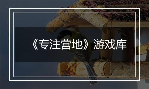 《专注营地》游戏库