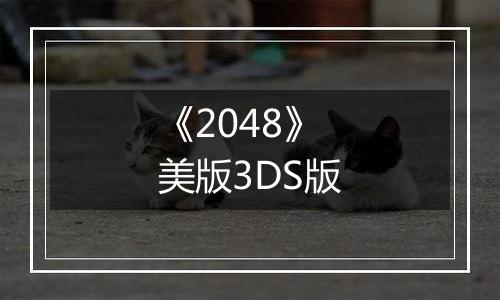 《2048》美版3DS版