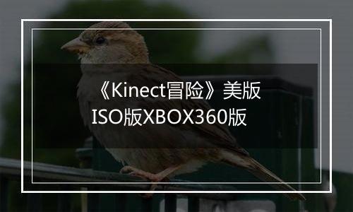 《Kinect冒险》美版ISO版XBOX360版