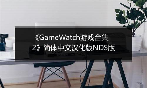 《GameWatch游戏合集2》简体中文汉化版NDS版