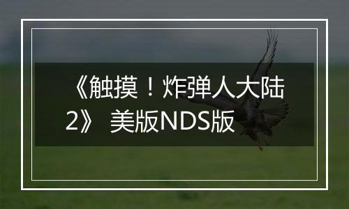 《触摸!炸弹人大陆2》 美版NDS版