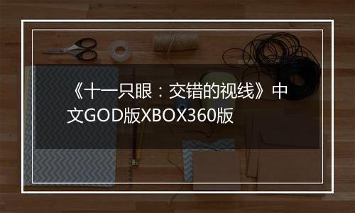 《十一只眼：交错的视线》中文GOD版XBOX360版