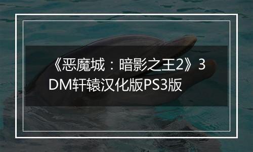 《恶魔城：暗影之王2》3DM轩辕汉化版PS3版