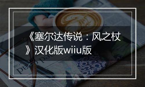 《塞尔达传说：风之杖》汉化版wiiu版