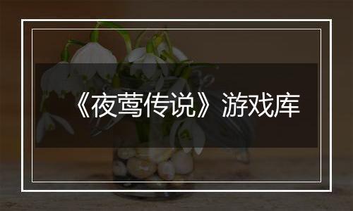 《夜莺传说》游戏库