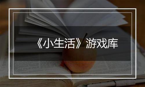 《小生活》游戏库