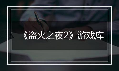 《盗火之夜2》游戏库