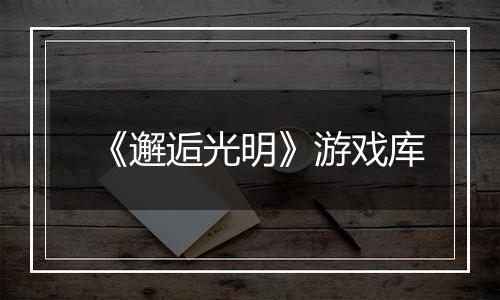 《邂逅光明》游戏库