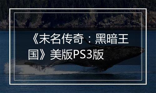 《末名传奇：黑暗王国》美版PS3版
