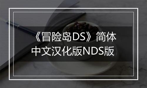 《冒险岛DS》简体中文汉化版NDS版