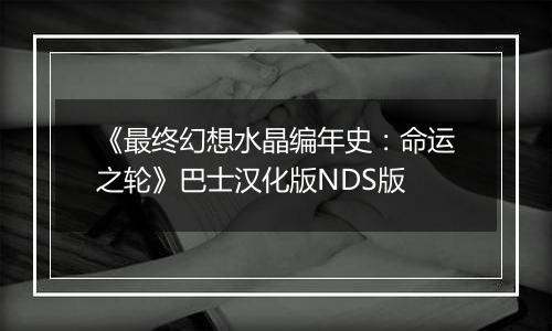 《最终幻想水晶编年史：命运之轮》巴士汉化版NDS版