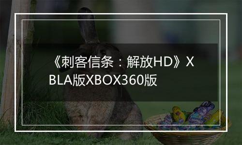 《刺客信条:解放HD》XBLA版XBOX360版