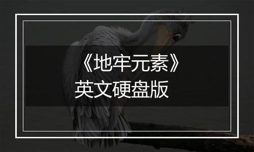 《地牢元素》英文硬盘版