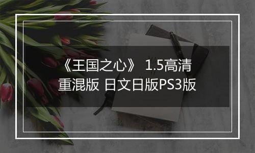 《王国之心》 1.5高清重混版 日文日版PS3版