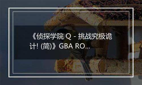 《侦探学院 Q - 挑战究极诡计! (简)》GBA ROM 中文版