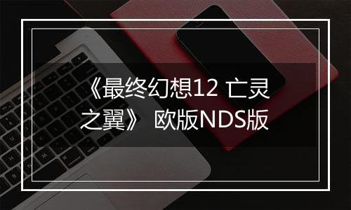 《最终幻想12 亡灵之翼》 欧版NDS版