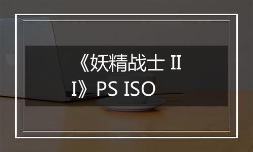 《妖精战士 III》PS ISO
