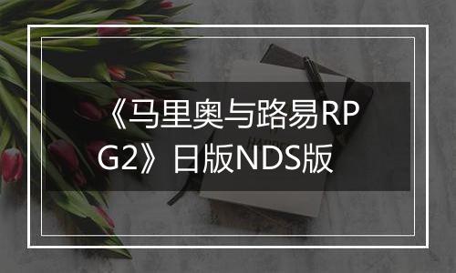 《马里奥与路易RPG2》日版NDS版