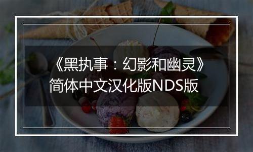 《黑执事:幻影和幽灵》简体中文汉化版NDS版