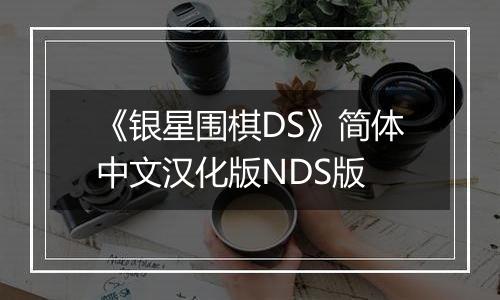 《银星围棋DS》简体中文汉化版NDS版