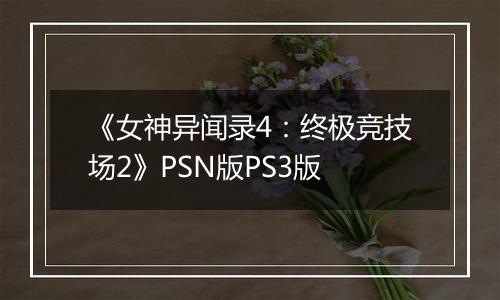 《女神异闻录4:终极竞技场2》PSN版PS3版