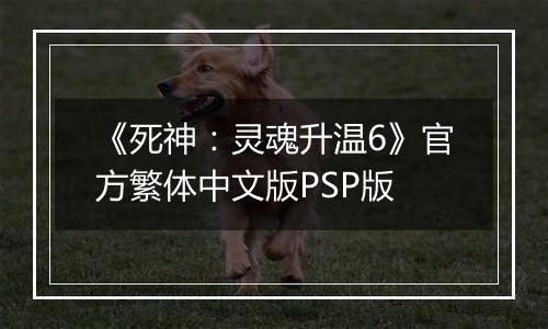 《死神：灵魂升温6》官方繁体中文版PSP版