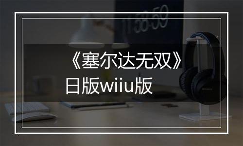 《塞尔达无双》日版wiiu版
