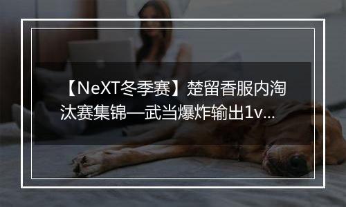 【NeXT冬季赛】楚留香服内淘汰赛集锦—武当爆炸输出1v3让你领略恐怖输出！