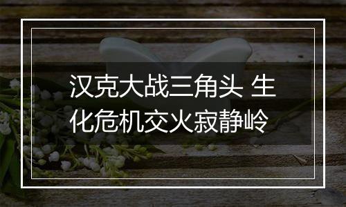 汉克大战三角头 生化危机交火寂静岭