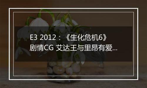 E3 2012：《生化危机6》剧情CG 艾达王与里昂有爱互动