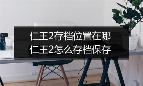 仁王2存档位置在哪 仁王2怎么存档保存