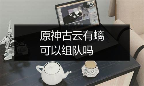 原神古云有螭可以组队吗