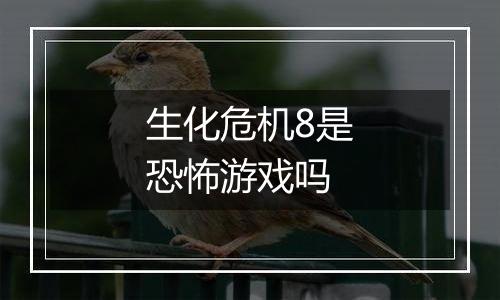 生化危机8是恐怖游戏吗