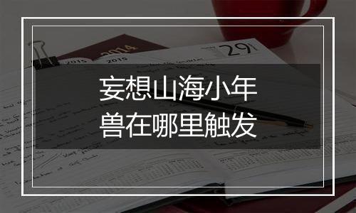 妄想山海小年兽在哪里触发
