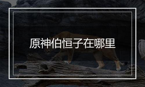 原神伯恒子在哪里