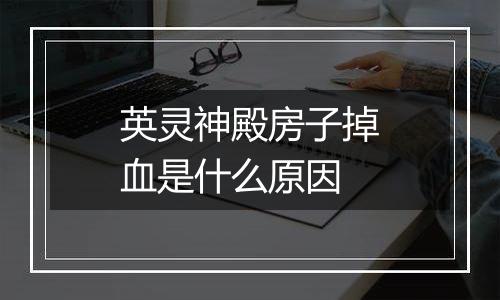 英灵神殿房子掉血是什么原因