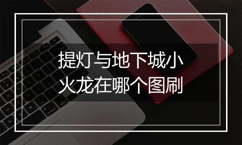 提灯与地下城小火龙在哪个图刷