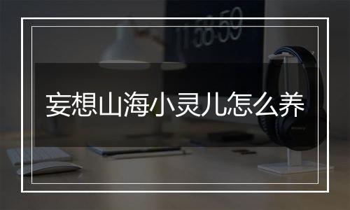 妄想山海小灵儿怎么养