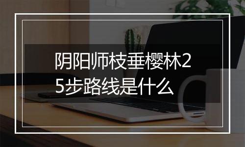 阴阳师枝垂樱林25步路线是什么