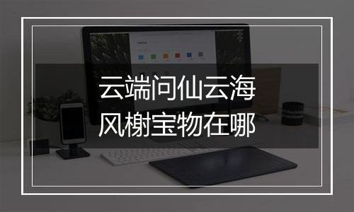 云端问仙云海风榭宝物在哪