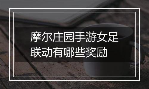 摩尔庄园手游女足联动有哪些奖励