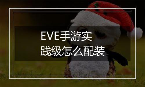 EVE手游实践级怎么配装